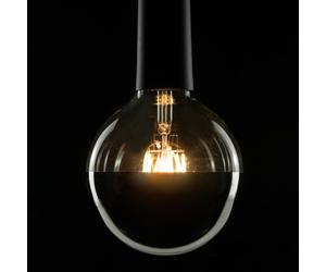 SEGULA globo LED E27 6,5W 927 cabeza espejo plata EC:EPREL:958105