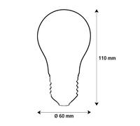 Segula LED Fire Flame Line E27 0,8 W bombilla convencional transparente 1800 K