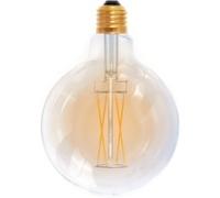 SEGULA LED globo E27 G125 5W 2.200K oro atenuable G