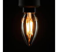 SEGULA vela LED E14 E3W 2200K filamento claro EC:EPREL:985891