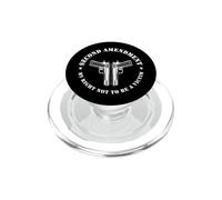 Segunda Enmienda Mi Derecho a No Ser una Víctima Diseño de Pistola PopSockets PopGrip para MagSafe