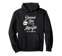 Segunda Estrella a la Derecha y Recto hasta la mañana Sudadera con Capucha