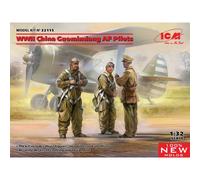 Segunda Guerra Mundial China Guomindang Af Pilotsmaquette Figura Pilots