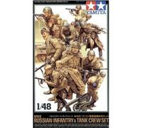 Segunda Guerra Mundial Ruso Infantería & Tank Crewmaquette Figura
