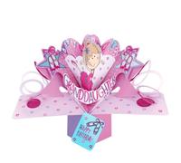 Segunda naturaleza Pop Ups "bailarina" nieta Tarjeta de cumpleaños