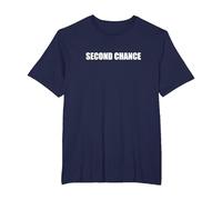 Segunda Oportunidad Camiseta, Hombre Tallas Grandes, Azul Marino, 2X Alto