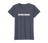 Segunda Oportunidad Camiseta, Mujer, Azul Jaspeado, L