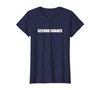 Segunda Oportunidad Camiseta, Mujer, Azul Marino, XL