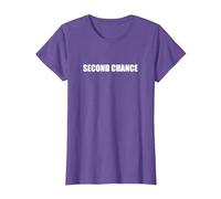 Segunda Oportunidad Camiseta, Mujer, Morado Jaspeado, XXL