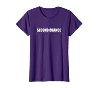 Segunda Oportunidad Camiseta, Mujer, Morado, XL