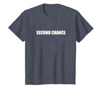 Segunda Oportunidad Camiseta, Niños, Azul Jaspeado, 2 años