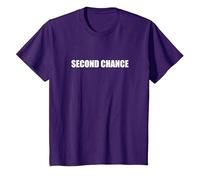 Segunda Oportunidad Camiseta, Niños, Morado, 10 años