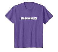 Segunda Oportunidad Camiseta, Niños, Morado Jaspeado, 2 años