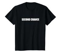Segunda Oportunidad Camiseta, Niños, Negro, 2 años