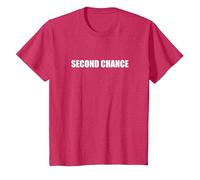 Segunda Oportunidad Camiseta, Niños, Rojo Jaspeado, 2 años