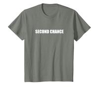 Segunda Oportunidad Camiseta, Niños, Verde Militar Jaspeado, 2 años