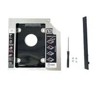 Segundo disco duro SATA HDD SSD de 9,5 mm, DVD, CD, ROM, óptico, SuperDrive, bandeja adaptadora para Apple Unibody MacBook Pro 13 15 17 principios mediados finales de 2008 2009 2010 2011 2012, etc