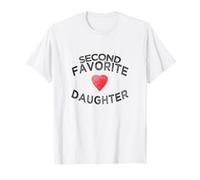 Segundo Favorito Divertido Hermano Daddy'S Girl celos Hija Camiseta