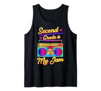 Segundo Segundo Grado es mi Jam Retro 80's de Regreso a la Escuela Camiseta sin Mangas
