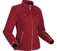 Segura Bahia Chaqueta textil de moto para mujer, rojo, Talla 46