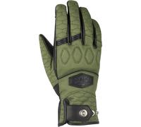 Segura Bahia Guantes de moto impermeables para mujer, Negro/Caqui, Talla 8 (XL)