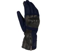 Segura Bora Guantes de moto impermeables, negro/azul, Talla 8