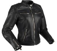 Segura Curtis Chaqueta de cuero de moto para mujer, negro, Talla 42