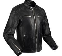 Segura Curtis Chaqueta de cuero para moto, negro, tamaño M para Hombres