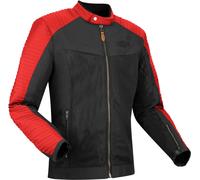 Segura Dikinson Chaqueta Textil Moto, negro-rojo, tamaño 3XL para Hombres