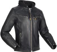 Segura Dorian 2 Chaqueta de cuero para moto, negro, tamaño M para Hombres
