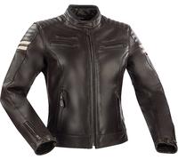Segura Funky Chaqueta de cuero de motocicleta para damas, marrón, Talla 38