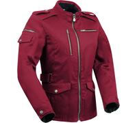 Segura Leyton Damas motocicleta chaqueta textil, rojo, tamaño 42 para Mujer
