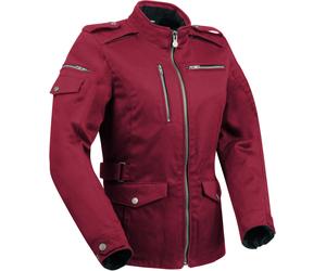 Segura Leyton Damas motocicleta chaqueta textil, rojo, tamaño 44 para Mujer