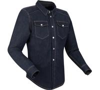 Segura Luthor Denim Chaqueta Textil Moto, Azul, Talla M