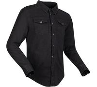 Segura Luthor Denim Chaqueta Textil Moto, negro, tamaño L para Hombres