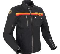 Segura Mamba Chaqueta textil de moto, negro, Talla S