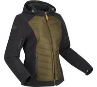 Segura Natcho 2 Chaqueta textil de moto para mujer, negro-marrón, tamaño 36