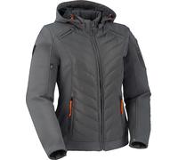 Segura Natcho Damas motocicleta chaqueta textil, gris, tamaño 42 para Mujer