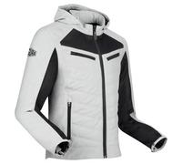 Chaqueta de moto Segura Natcho Vented Gris claro/BlancoXXL Gris claro,Blanco