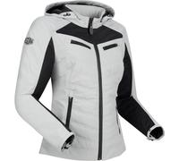 Segura Natcho Vented Softshell Mesh Chaqueta textil de moto para mujer, Gris claro, Talla 48