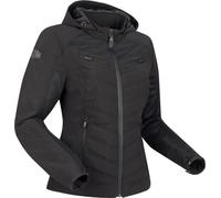 Segura Natcho Vented Softshell Mesh Chaqueta textil de moto para mujer, negro-gris, tamaño 46