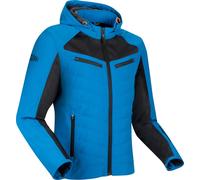 Segura Natcho Vented Softshell Mesh Chaqueta Textil Moto, azul-naranja, tamaño 4XL para Hombres