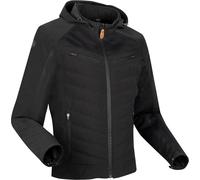 Segura Natcho Vented Softshell Mesh Chaqueta Textil Moto, negro/gris, Talla XXL