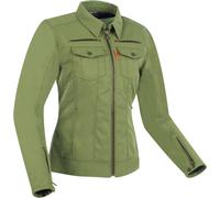 Segura Patrol Chaqueta textil de moto para mujer, Caqui, Talla 38