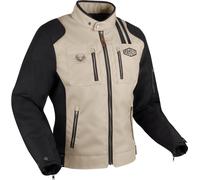 Segura Scorpio Chaqueta textil de moto, negro-beige, tamaño 4XL para Hombres