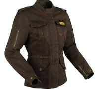 Segura Tabata Chaqueta textil de moto para mujer, Marrón oscuro, Talla 38