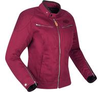 Segura Tina Chaqueta textil de moto para mujer, Rojo burdeos, Talla 38