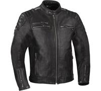 Segura Ventura Chaqueta de cuero de motocicleta, negro, tamaño M para Hombres