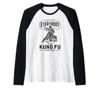 Seguramente no Todo el Mundo Estaba luchando contra el Kung Fu Broma Divertida Camiseta Manga Raglan
