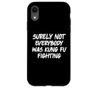 Seguramente no Todo el Mundo Estaba luchando contra el Kung fu Carcasa para iPhone XR